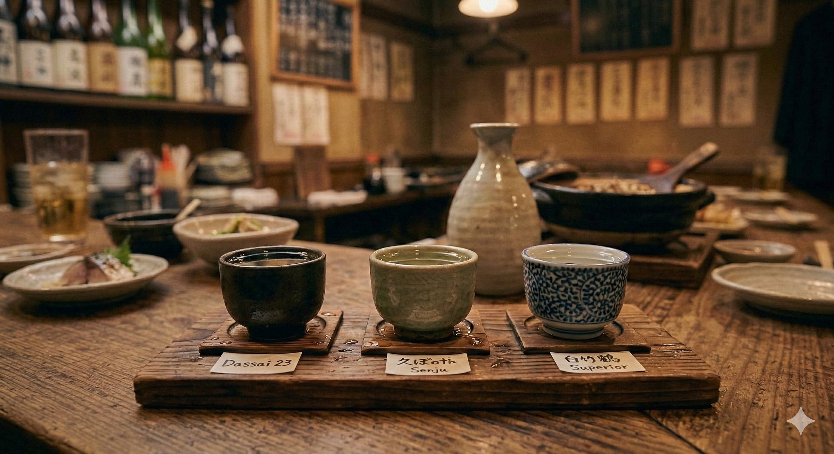 地酒三種飲み比べ